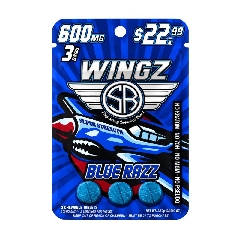 Wingz Proprietary Botanical Blend Chewable Tablets 3ct 200mg Per Tablet