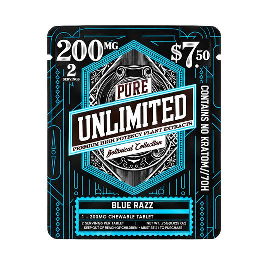 Pure Unlimited Premium High Potency Plant Extract Chewable Tablets 1ct 200mg Per Tablet