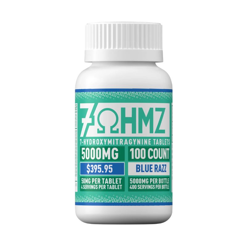 7OHMZ 7-Hydroxymitragynine Tablets 100ct 50mg Per Tablet