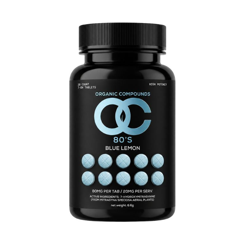 Organic Compounds 7-Hydroxymitragynine Tablets 10ct 80mg Per Tablet
