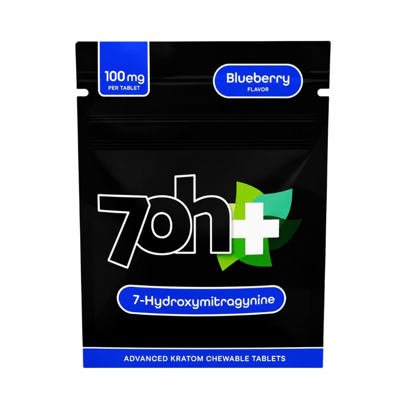 7OH Plus 7-Hydroxymitragymime Chewable Tablets 100mg Per Tablet