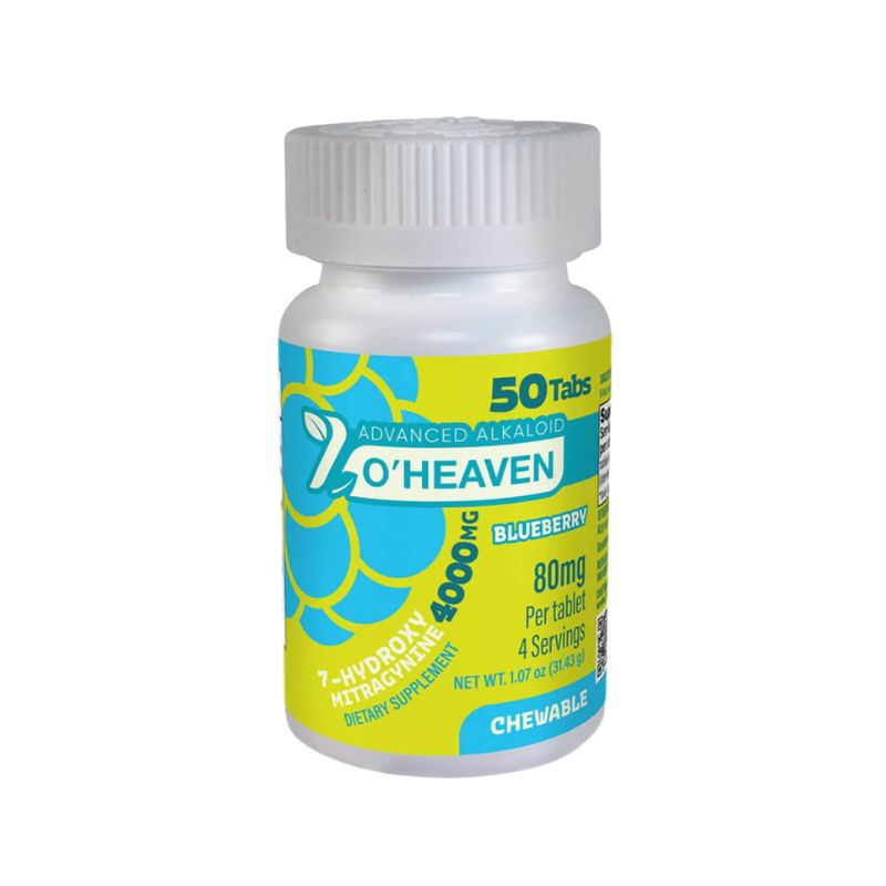 7 O'heaven 7-Hydroxymitragynine Chewable Tablets 50ct 80mg Per Tablet