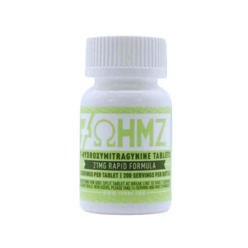 7ohms 7 OHMZ ADVANCED KRATOM ALKALOIDS 7-HYDROXYMITRAGYNINE TABLETS