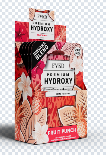 FVKD Seven 4ct 7OH Tabs Fruit Punch 60mg Per Tablet