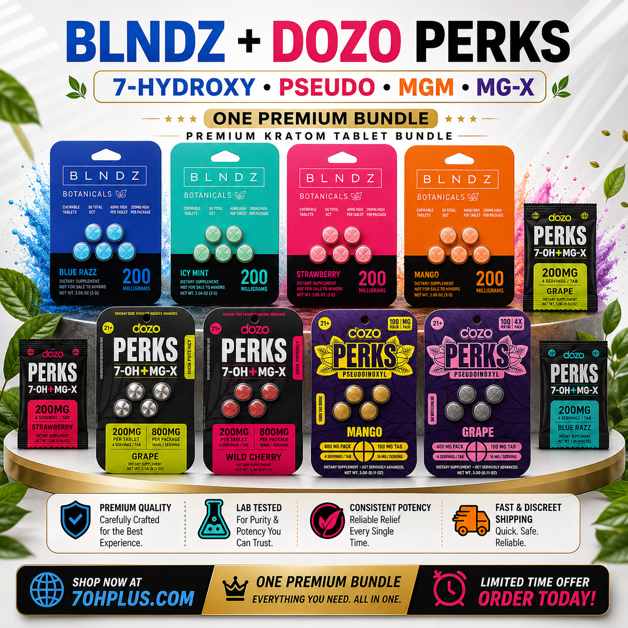 The 7-Hydroxy+Mg-x / MGM / Pseudo Bundle