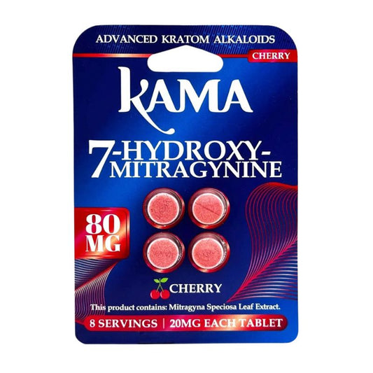 KAMA 7-Hydroxymitragynine Chewable Tabs 4ct 20mg per Tablet