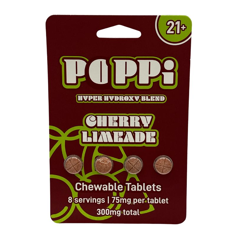 🎁 Poppi Hyper Hydroxy Blend Chewable Tablets 4CT 75MG Per Tablet (100% off)