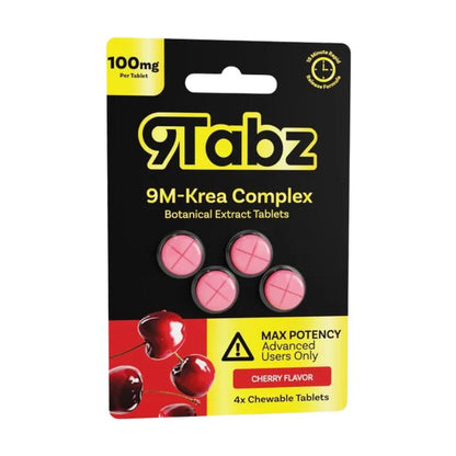 🎁 9Tabz 9M-KREA Complex Botanical Extract Tablets 4ct 100mg Per Tablet (100% off)
