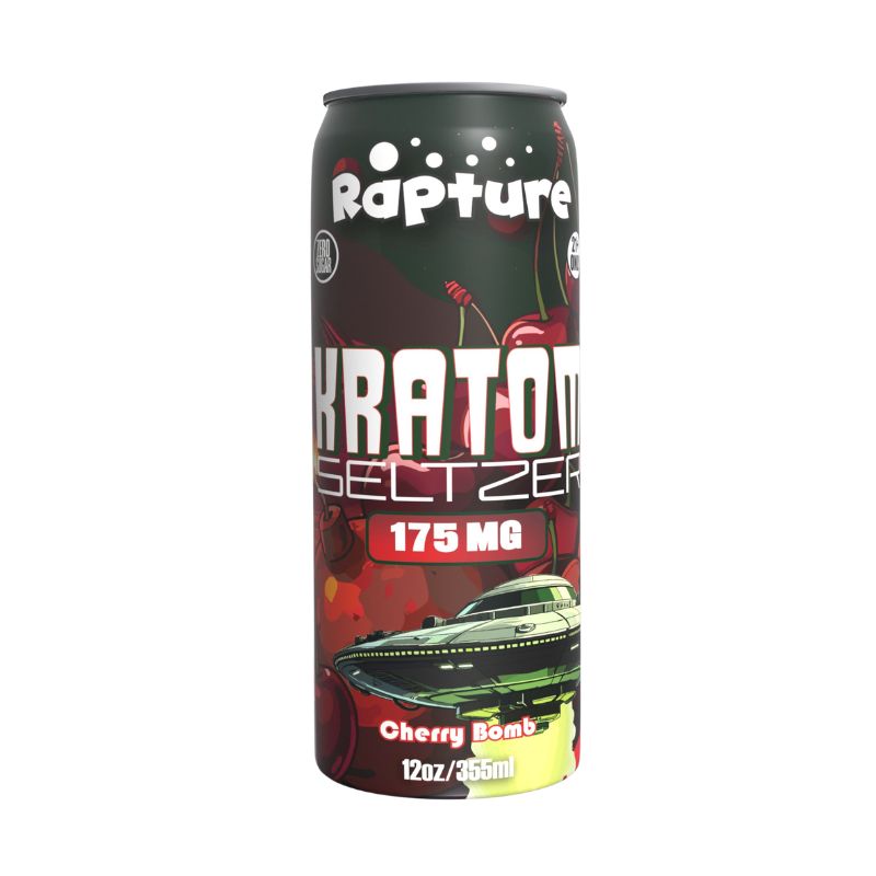 Rapture Zero Sugar Kratom 175mg MIT Seltzer 12oz