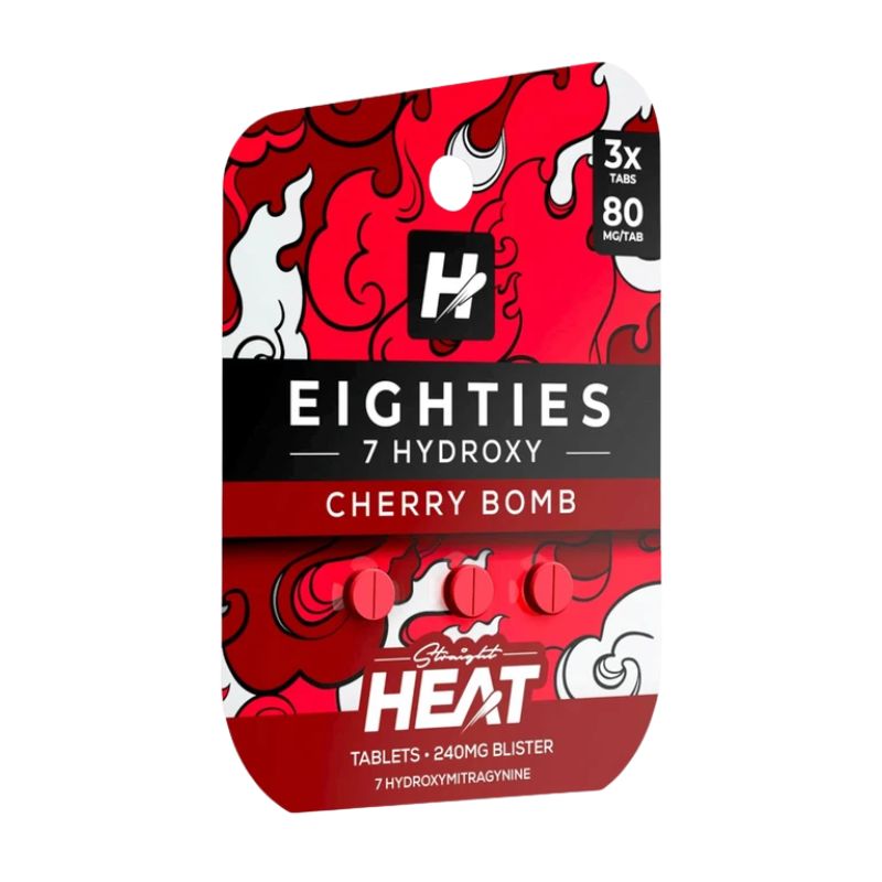 Straight Heat Eighties 7-Hydroxymitragynine Tablets 3ct 80mg Per Tablet