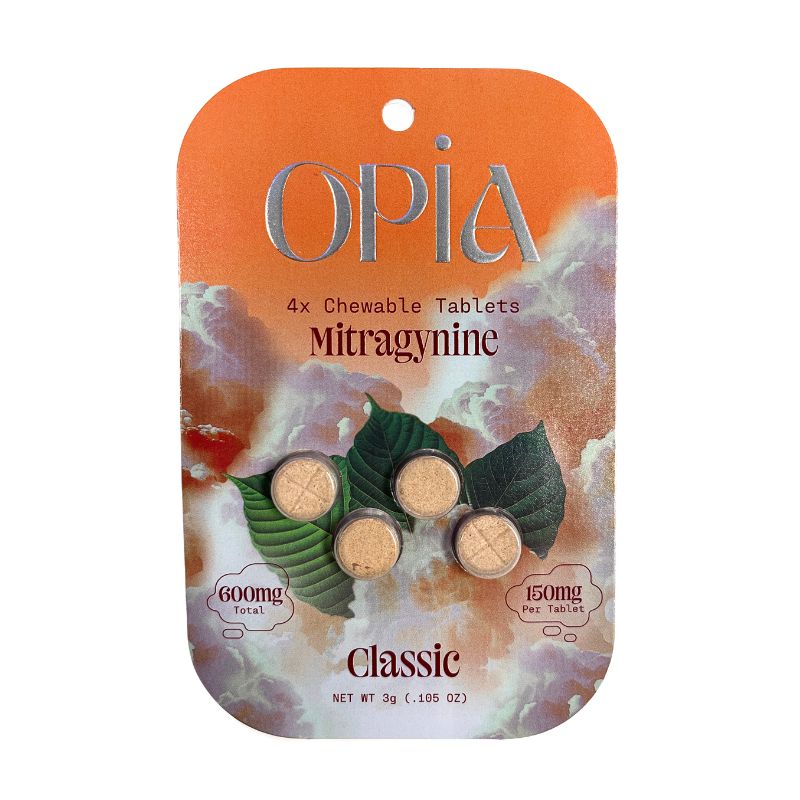 Opia Mitragynine Chewable Tablets 4ct 150mg Per Tablet