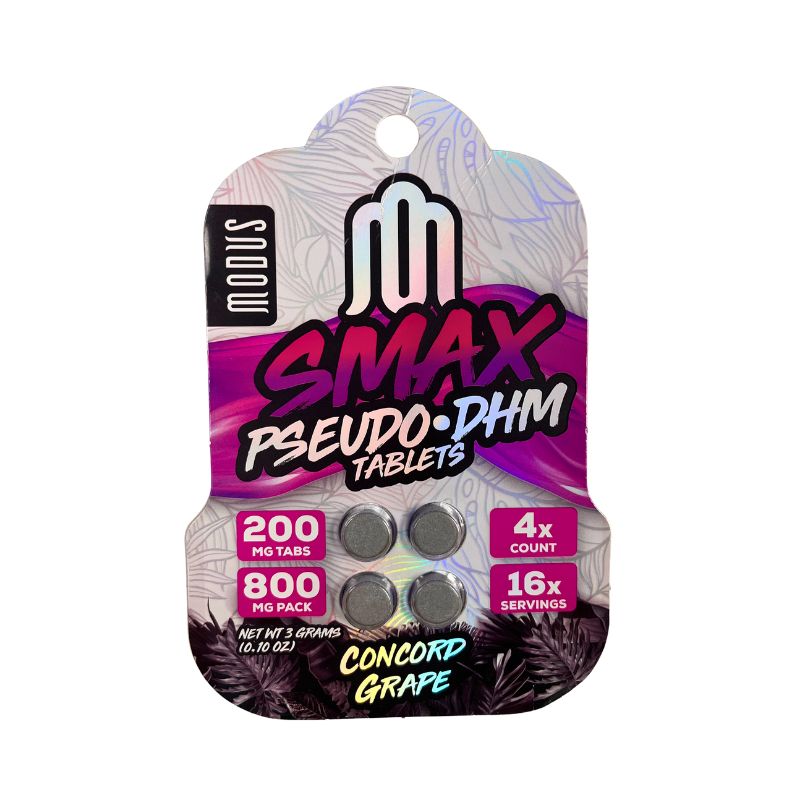 🎁 Modus Smax Pseudo + Dhm Tablets 4ct 200mg Per Tablet (100% off)