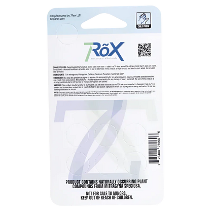7Rox 6ct + 1 Free 7OH Berry Razz Tabs 30mg Per Tablet