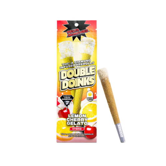 DELTA MUNCHIES DOUBLE DOINKS – LEMON CHERRY GELATO HYBRID