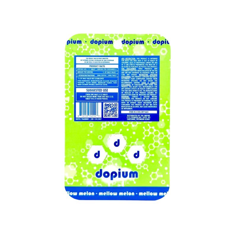 DOPIUM 7-HYDROXY CHEWABLE TABLETS