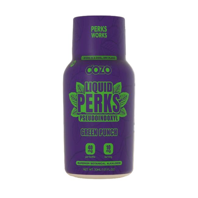 LIQUID PERKS PSEUDOINDOXYL 40MG PER BOTTLE – 10MG PER SERVING