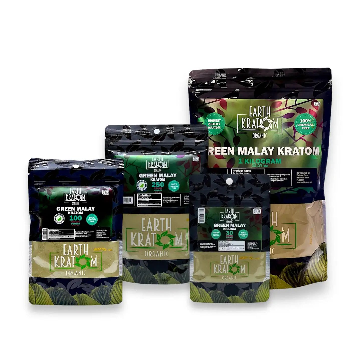 NJOY KRATOM POWDER 30G - MALAY GREEN VEIN