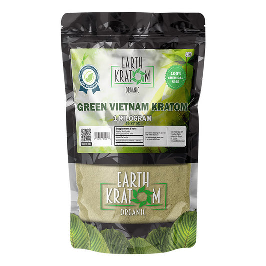EARTH KRATOM CAPSULES 1000CT - VIETNAM GREEN VEIN
