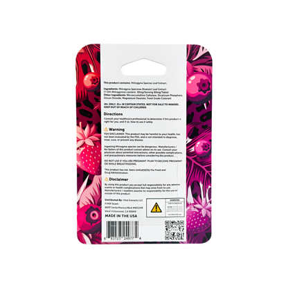 FVKD Seven 4ct 7OH Tabs Very Berry 60mg Per Tablet - Seven Tech