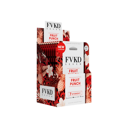 FVKD Seven 4ct 7OH Tabs Fruit Punch 60mg Per Tablet - Seven Tech