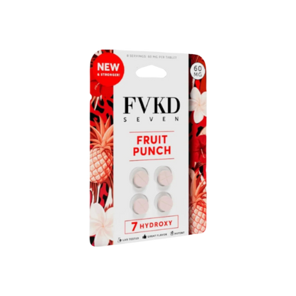 FVKD Seven 4ct 7OH Tabs Fruit Punch 60mg Per Tablet - Seven Tech