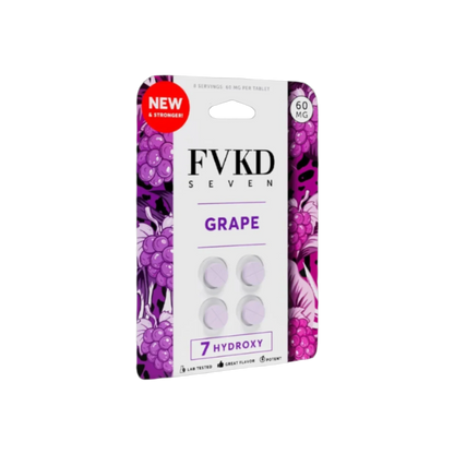 FVKD Seven 4ct 7OH Tabs Grape 60mg Per Tablet - Seven Tech