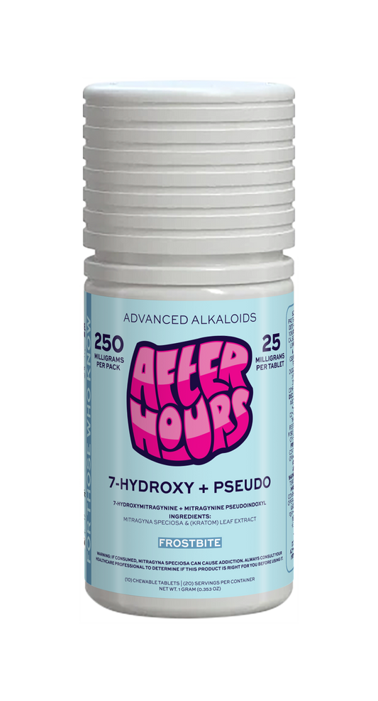 After Hours 10ct 7OH Chewable Tabs Frostbite 24mg per Tablet