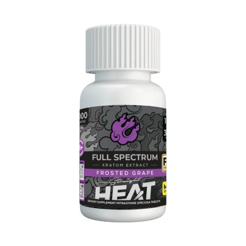 🎁 Straight Heat Max Strength Full Spectrum Kratom Extract 10ct 300mg Per Tablet (100% off)