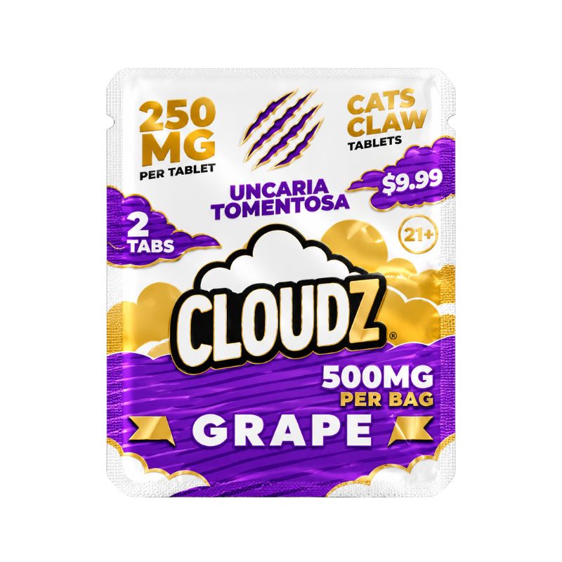 Cloudz Cat's Claw Uncaria Tomentosa Blend 2ct 250mg Per Tablet