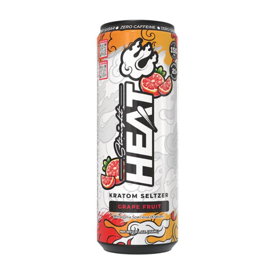STRAIGHT HEAT KRATOM SELTZER 12OZ