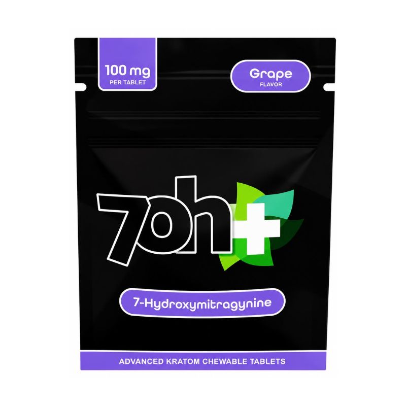 7OH Plus 7-Hydroxymitragymime Chewable Tablets 100mg Per Tablet