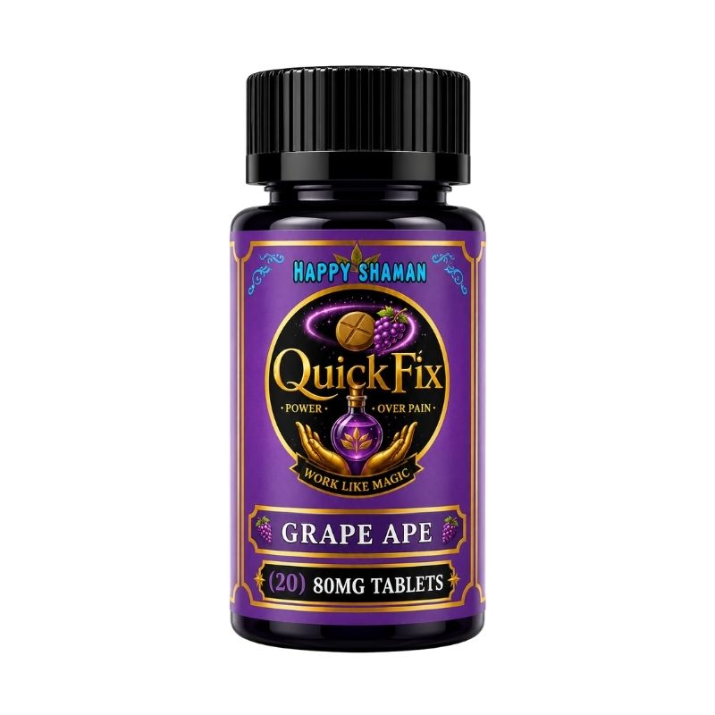 Happy Shaman Quick Fix Kratom Extract Tablets 20ct 80mg Per Tablet