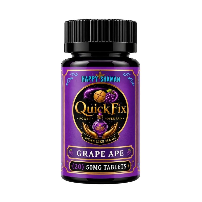Happy Shaman Quick Fix Kratom Extract Tablets 20ct 50mg Per Tablet