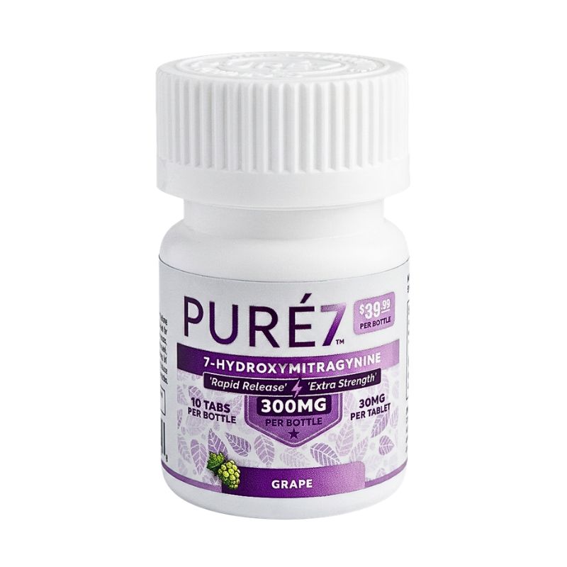 🎁 Pure7 7-Hydroxymitragynine Rapid Release Tablets 10ct 30mg Per Tablet (100% off)