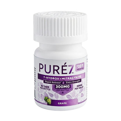 🎁 Pure7 7-Hydroxymitragynine Rapid Release Tablets 10ct 30mg Per Tablet (100% off)