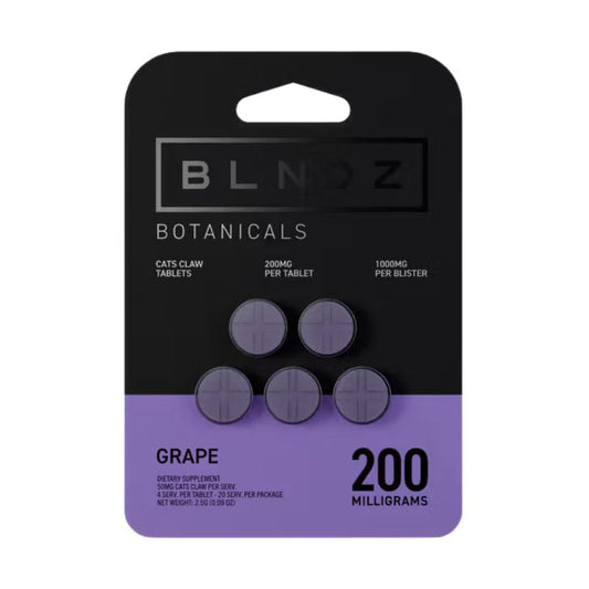 🎁 BLNDZ Botanicals Cats Claw Uncaria Tomentosa Chewable Tablets 5ct 200mg Per Tablet (100% off)