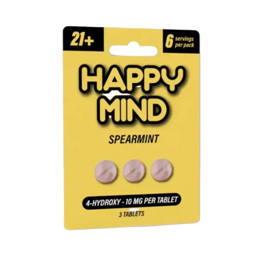 Happy Mind Synaptic Surge Spearmint 4-OH Micro Dose Tablets (NOT 7OH) - Seven Tech