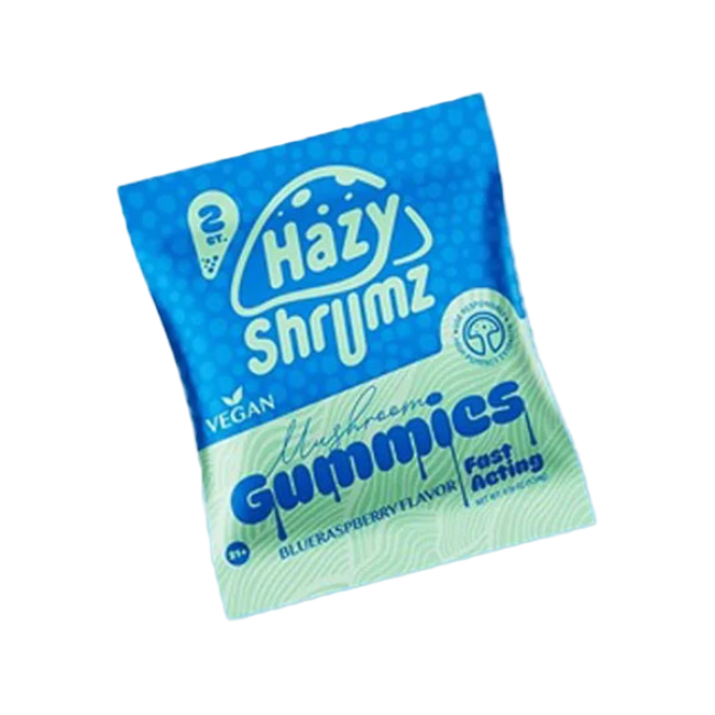 HAZY SHRUMZ GUMMIES 2CT / 0.19OZ - BLUE RASPBERRY