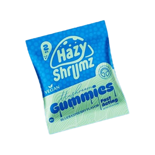 HAZY SHRUMZ GUMMIES 2CT / 0.19OZ - BLUE RASPBERRY