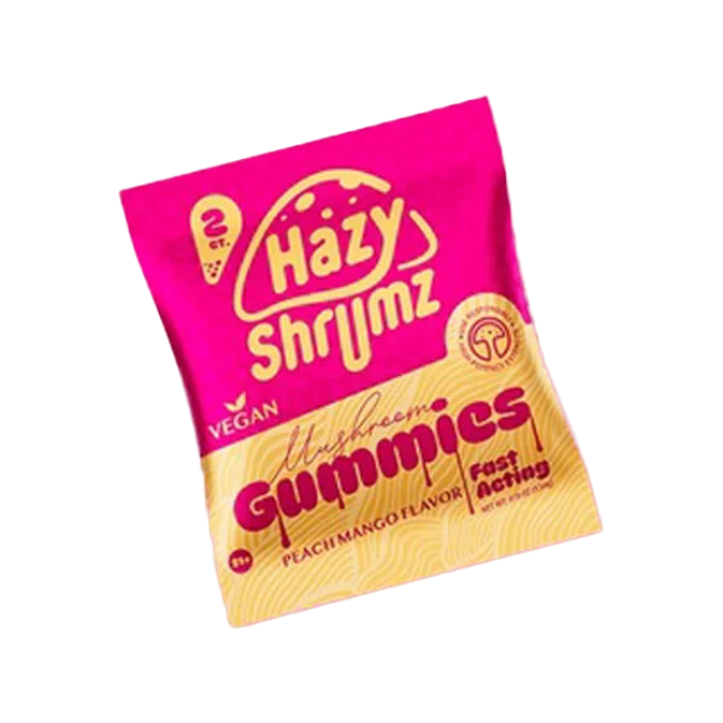 HAZY SHRUMZ GUMMIES 2CT / 0.19OZ - PEACH MANGO
