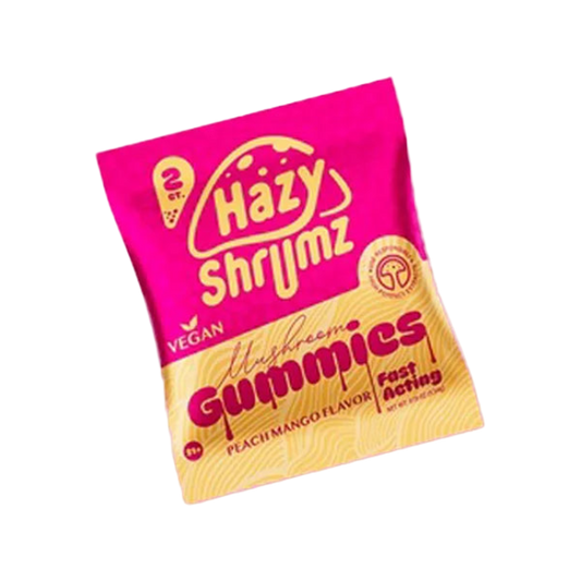 HAZY SHRUMZ GUMMIES 2CT / 0.19OZ - PEACH MANGO
