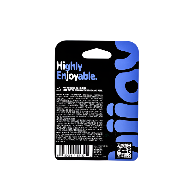 HIJOY 4ct 7OH + Psuedoindoxyl Blue Magic Raz 25mg + 2ct Bundle