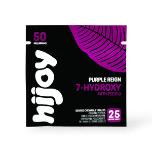 HIJOY 4ct 7OH + Psuedoindoxyl Purple Reign 25mg + 2ct Bundle