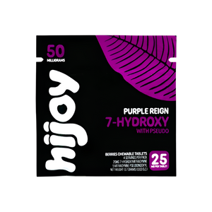HIJOY 4ct 7OH + Psuedoindoxyl Purple Reign 25mg + 2ct Bundle