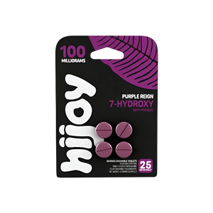 HIJOY 4ct 7OH + Psuedoindoxyl Purple Reign 25mg + 2ct Bundle