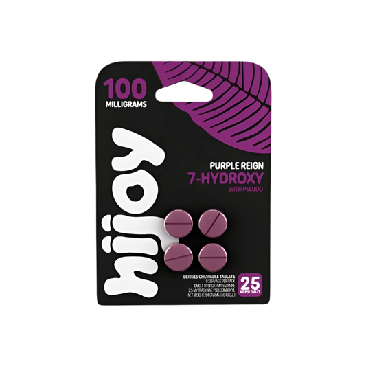 HIJOY 4ct 7OH + Psuedoindoxyl Purple Reign 25mg + 2ct Bundle