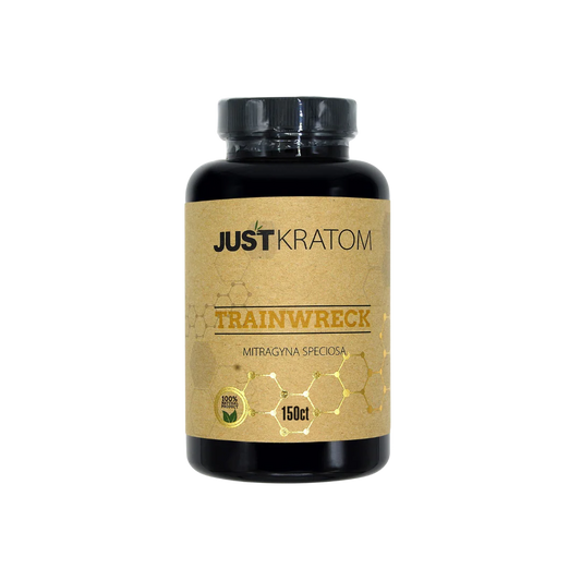 JUST KRATOM CAPSULES 150CT 500MG - TRAINWRECK