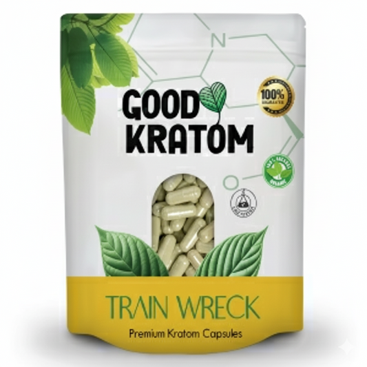 GOOD KRATOM CAPSULES 30CT - TRAINWRECK