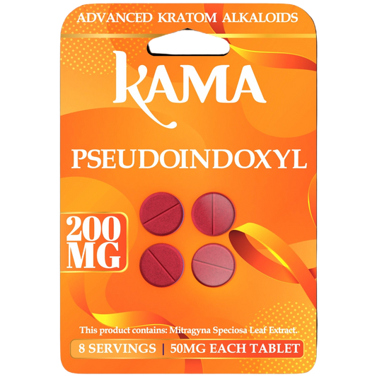 KAMA 4ct Psuedoindoxyl Tabs Unflavored 50mg per Tablet