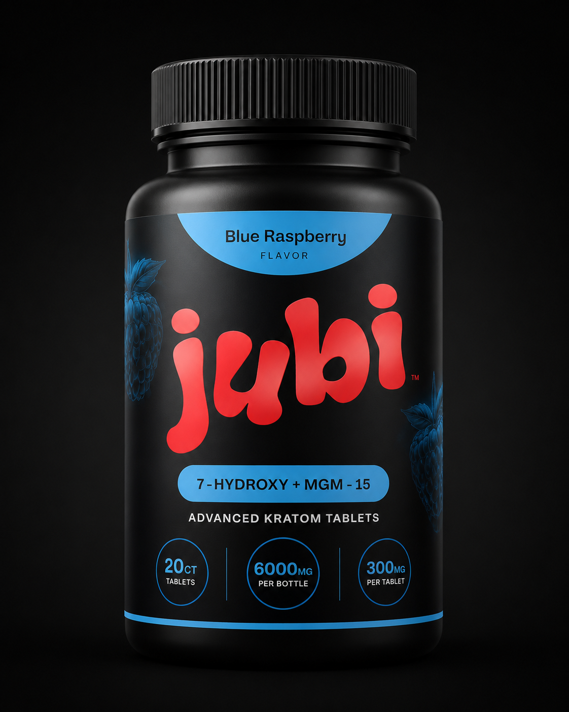 Jubi 7-Hydroxy + MGM-15 — 20CT 6000MG Bottle